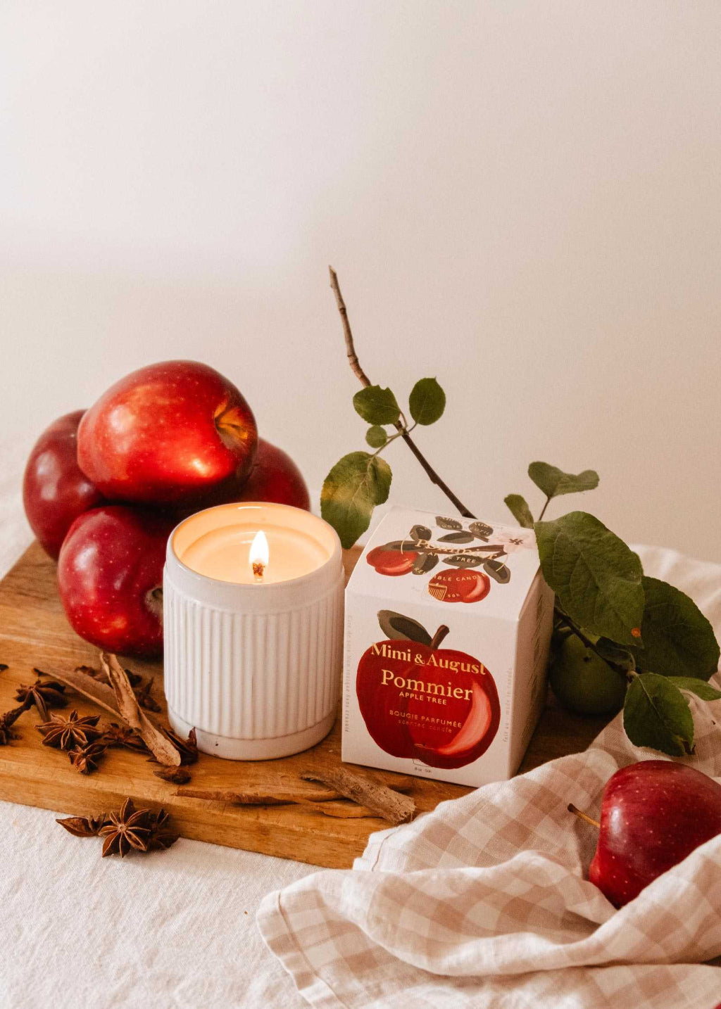 Reusable Soy Candle | Pommier 8oz