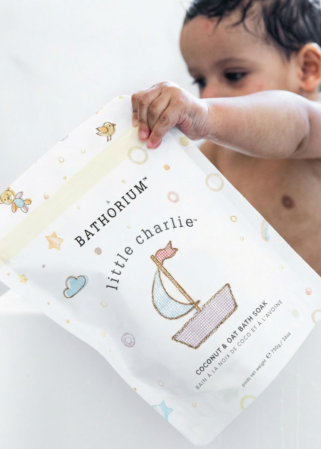 little charlie™ Kids Coconut & Oat Bath Soak | 750g
