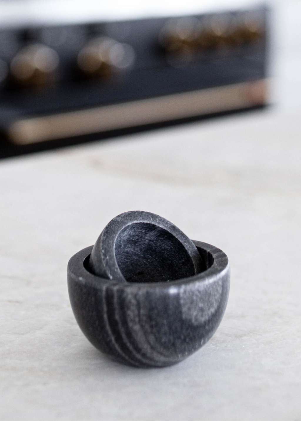 Stone Turned Grey Marble Dishes