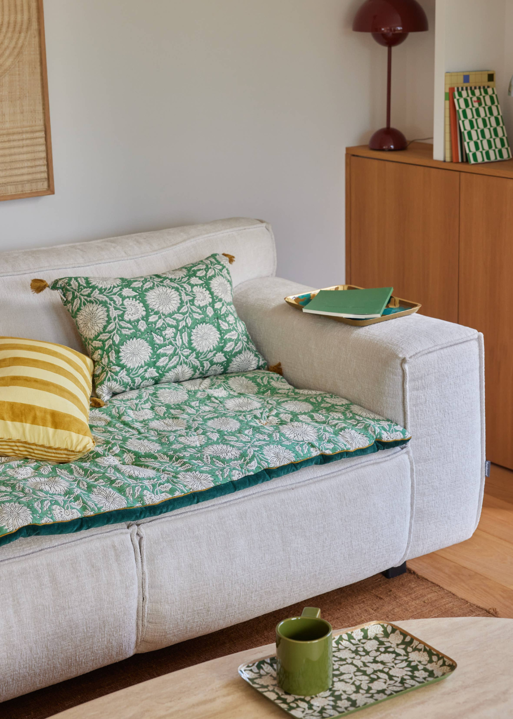 Sofa Cover | Maya Green