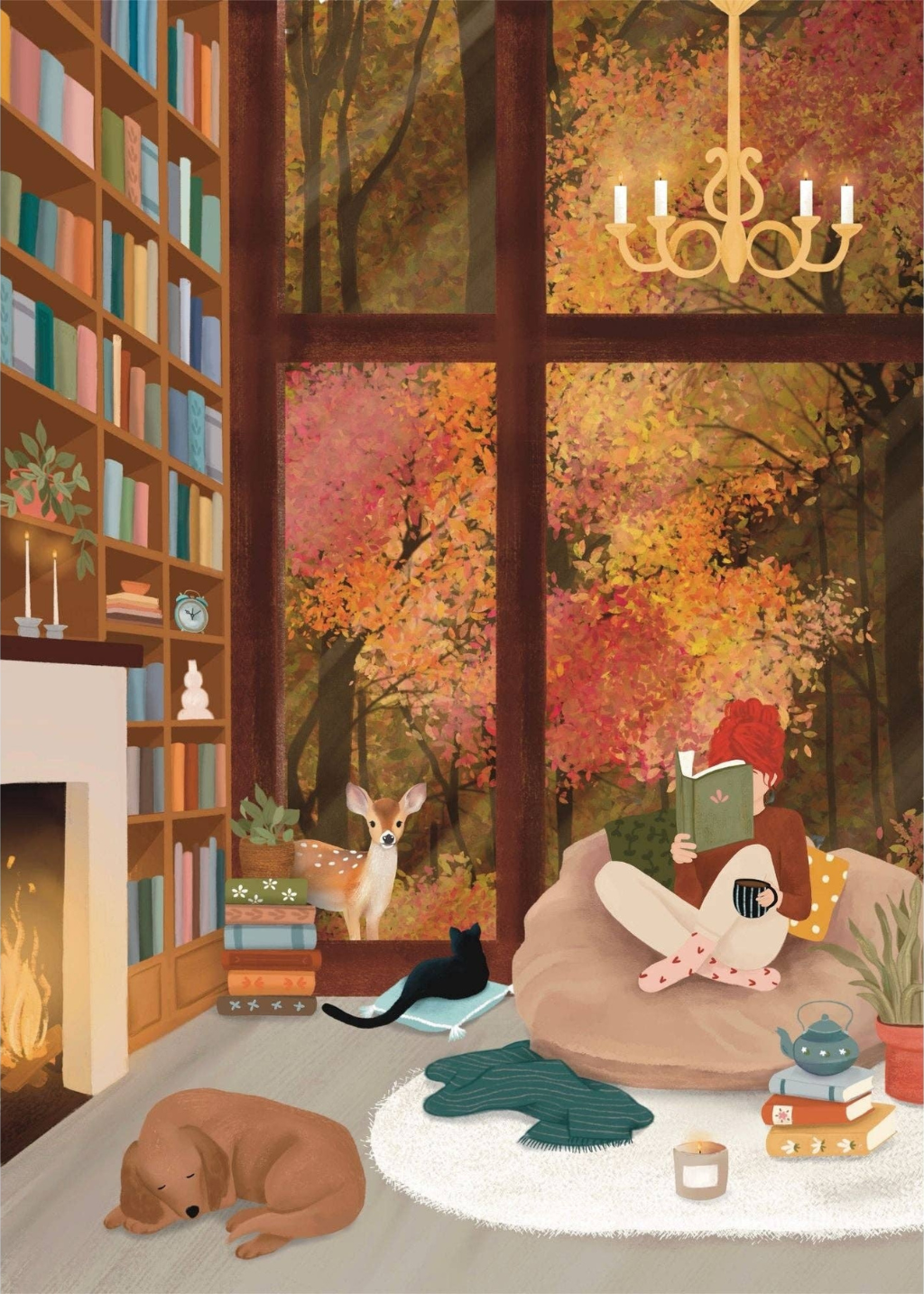 Dream Library 1000-Piece Puzzle
