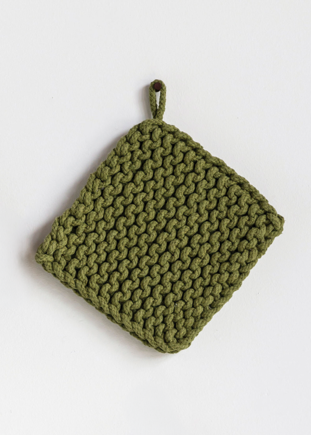 8" Sq Cotton Crochet Pot Holder | Sonoma
