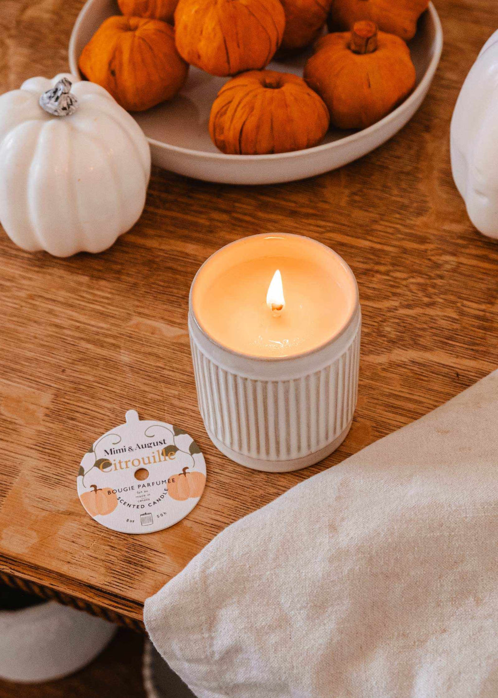 Reusable Candle | Citrouille 8oz