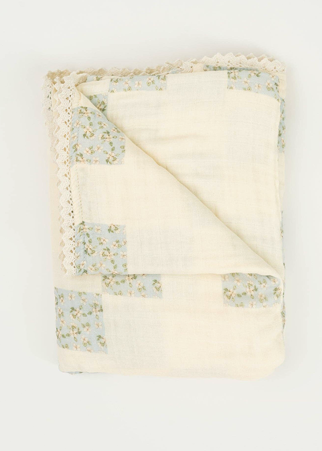 6-Layer Muslin Cover | Blue Printed Quilt Model