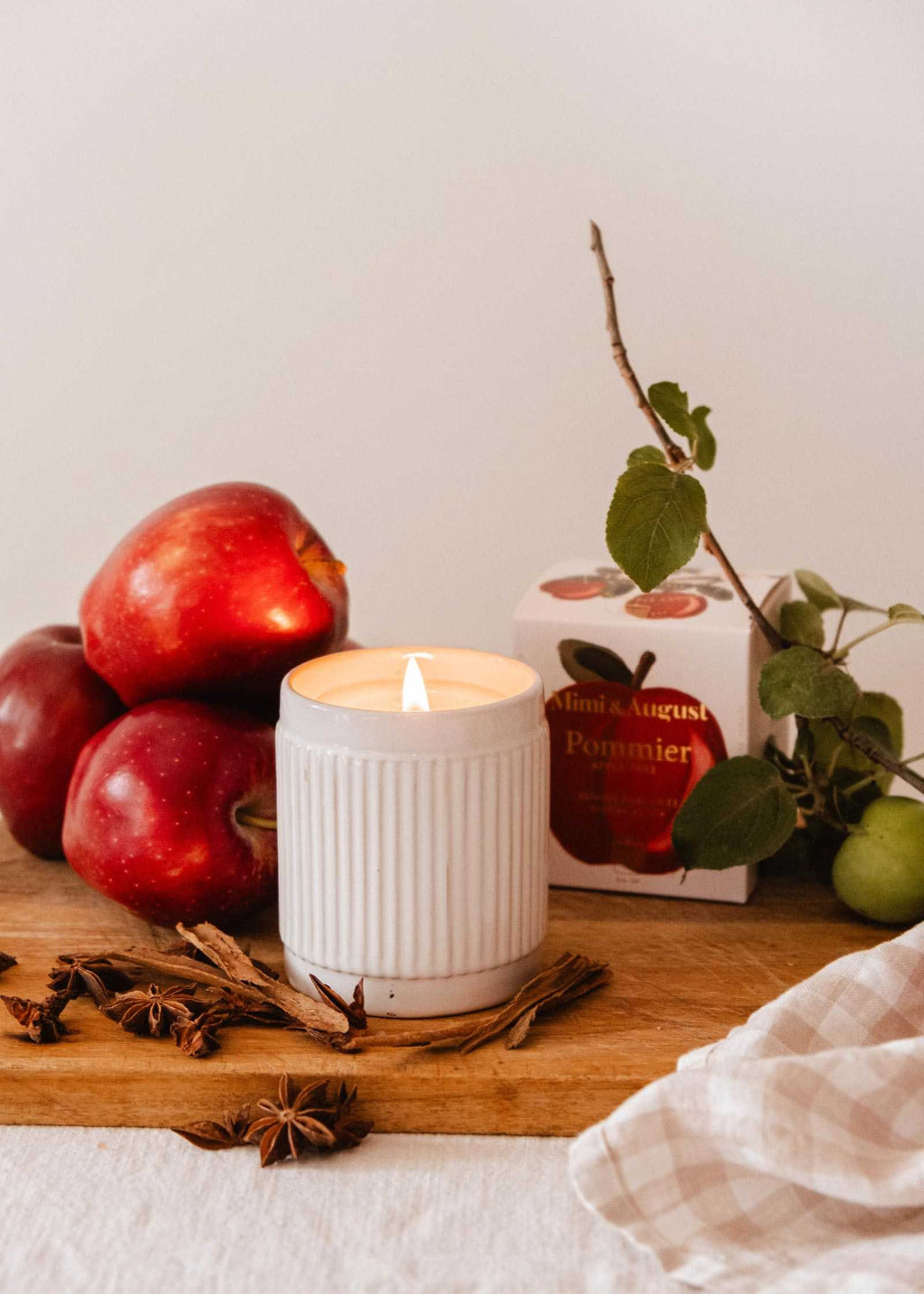 Reusable Soy Candle | Pommier 8oz