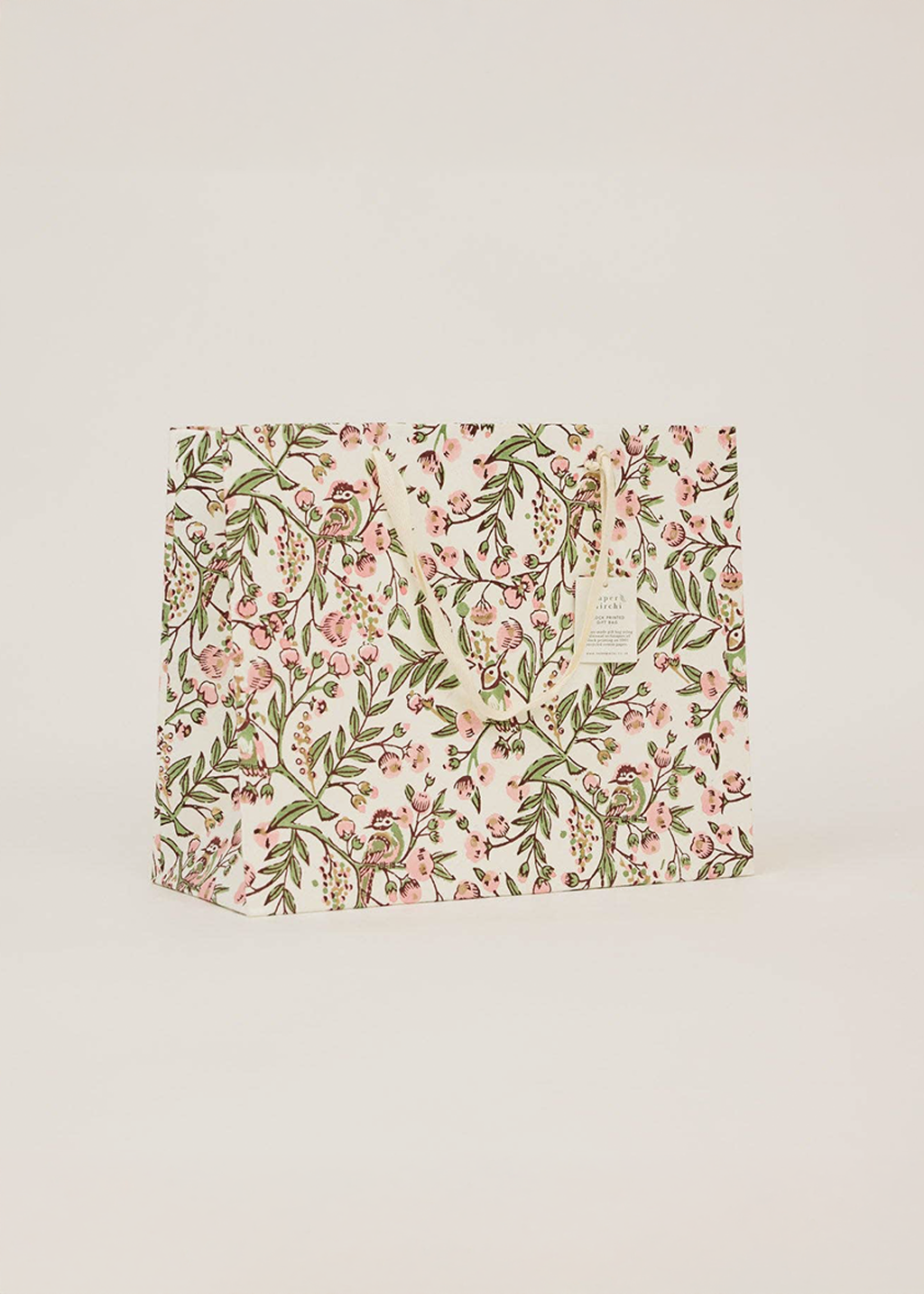 Block Print Gift Bag | Blush Refresh (L)
