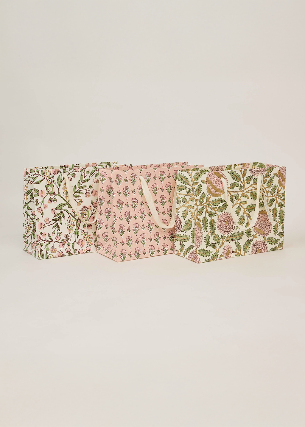 Block Print Gift Bag | Blush Refresh (M)