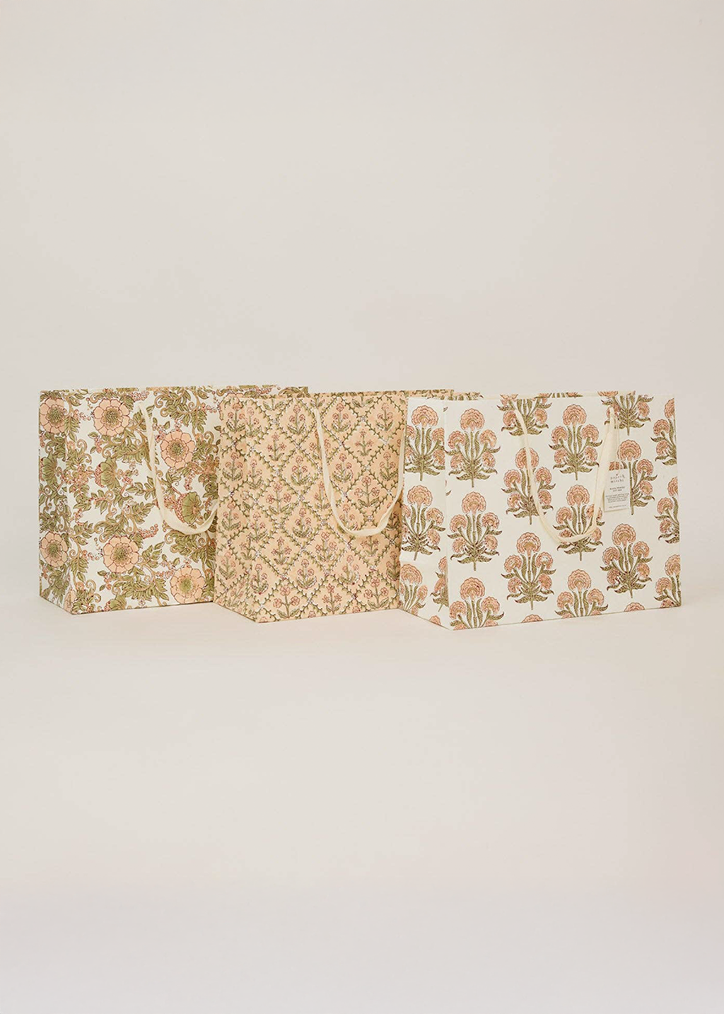 Block Print Gift Bag | Terracotta (L)