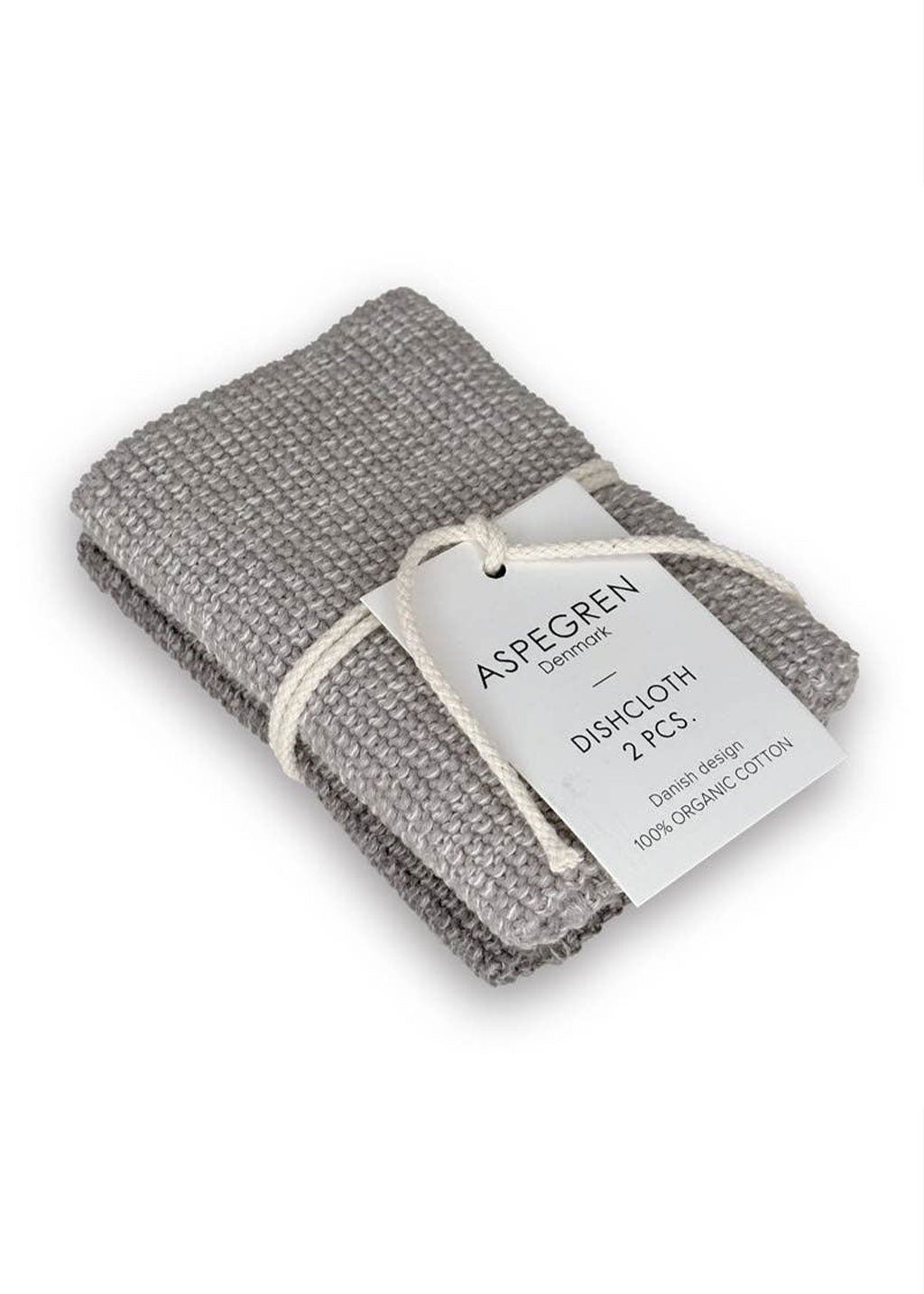Knit Dishcloths | Gray 2pc