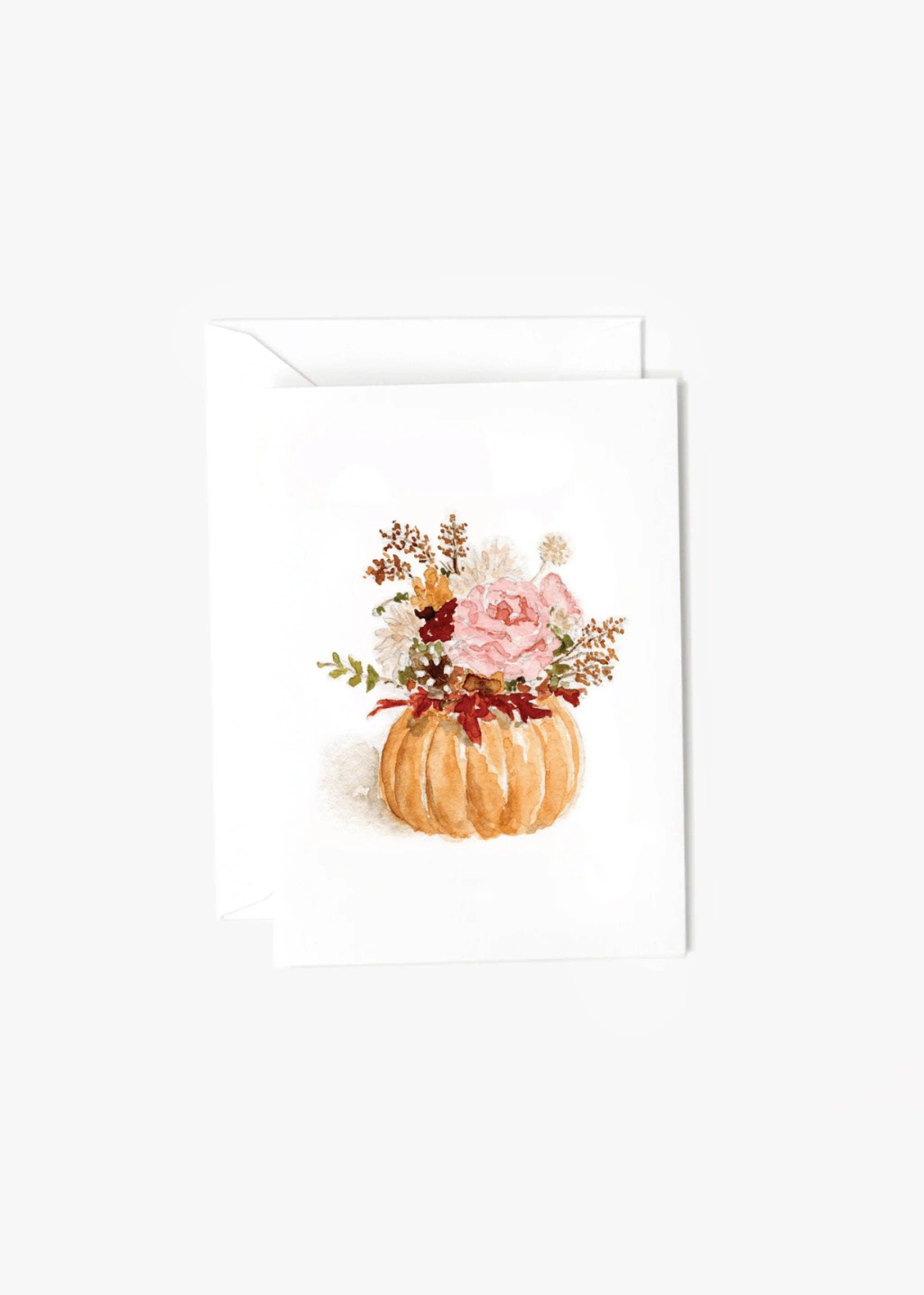Pumpkin Bouquet Autumn Mini Notecard