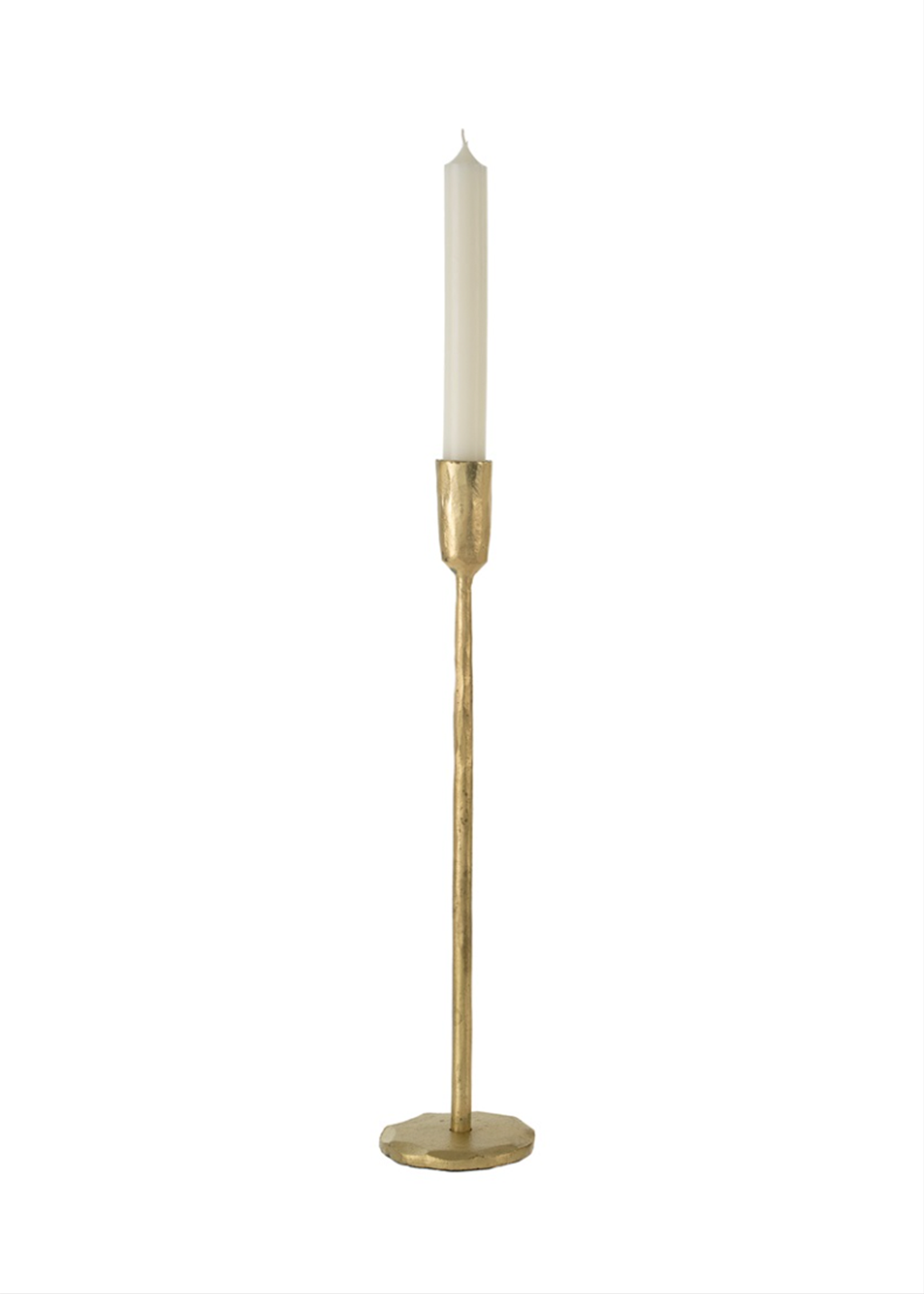 Luna Forged Candlestick L | Gold