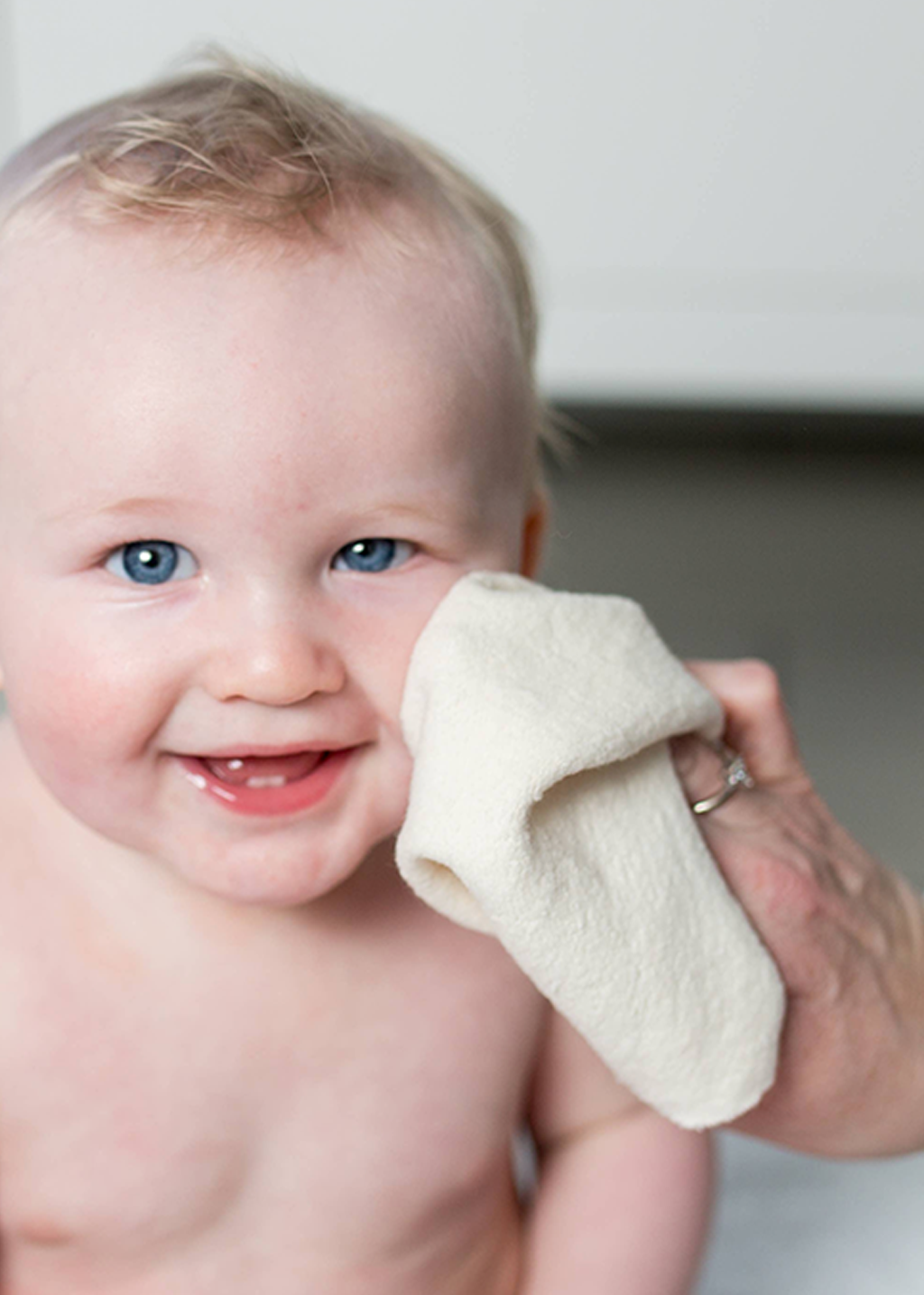 Organic Cotton Face & Baby Wash Cloths 4pk