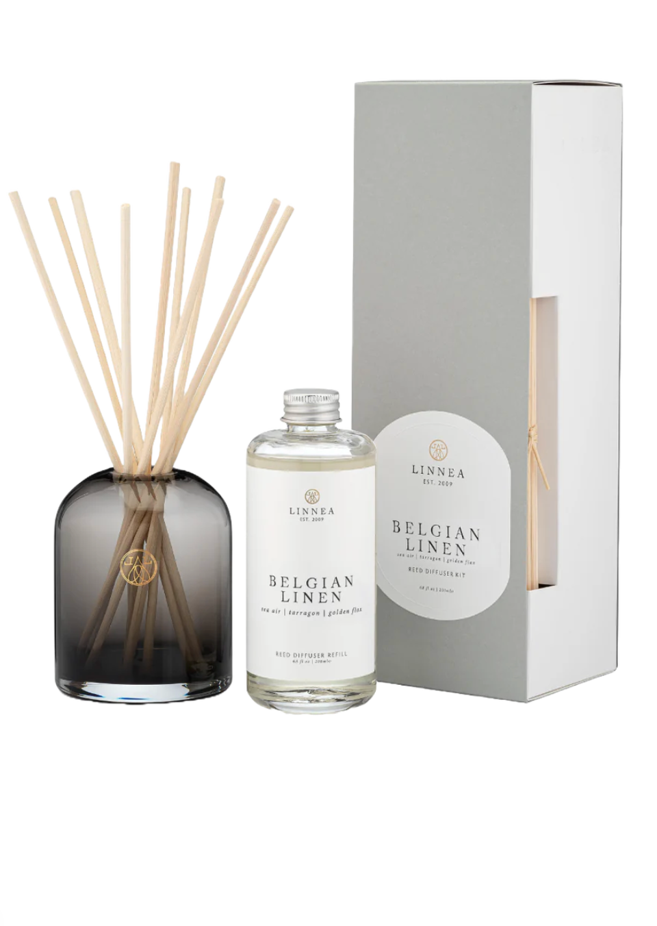 Belgian Linen | 200ml Diffuser Kit