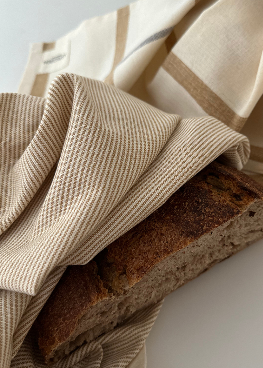 Tea Towel | Pinstripe Goldenspice