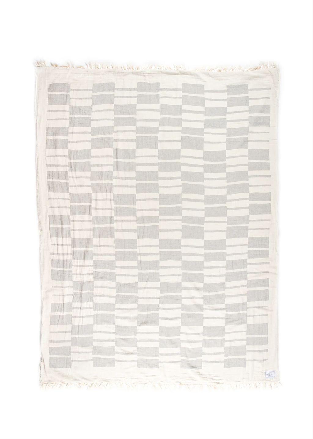 The Vance Fleece Throw | Pewter