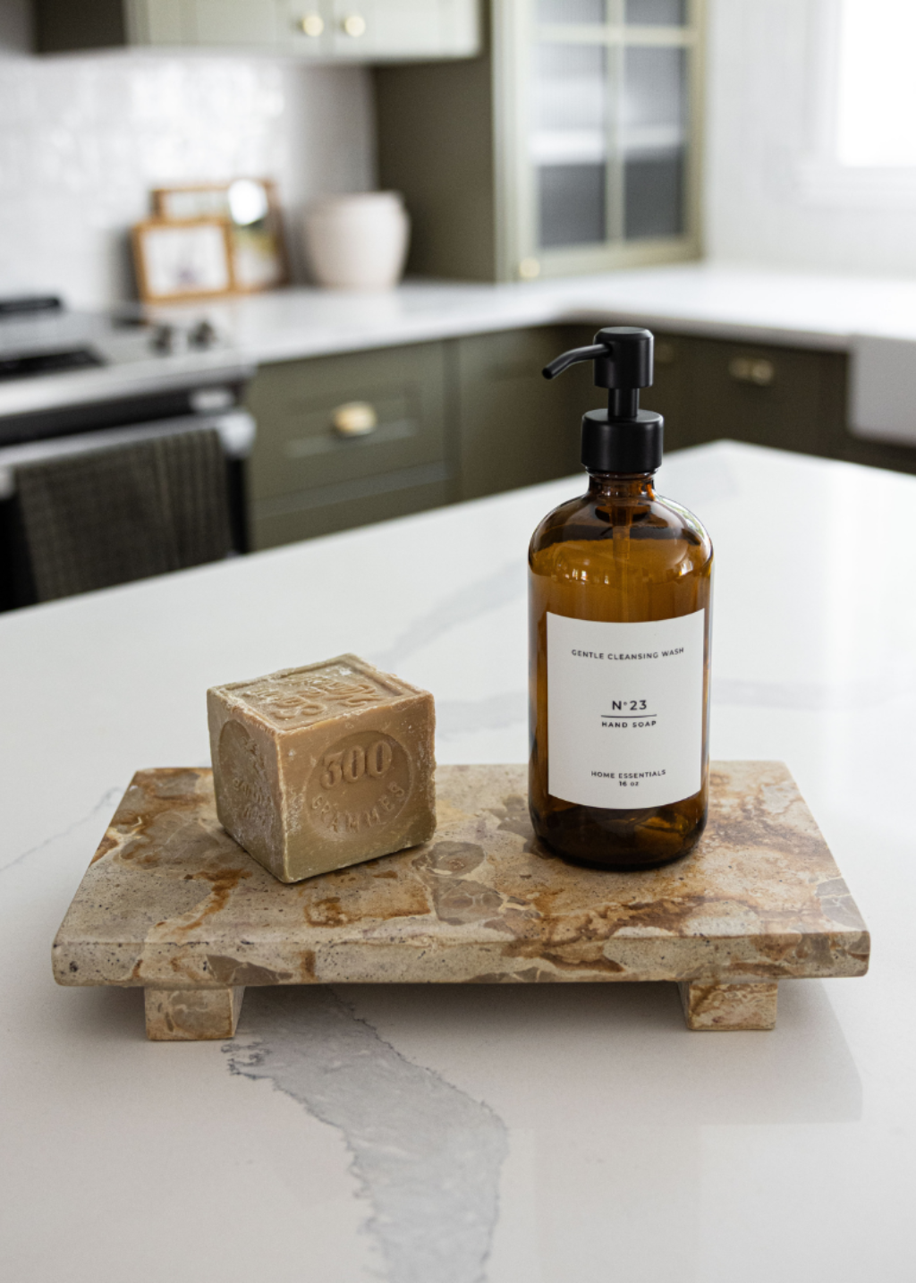 Chocolate Marble Trivet Riser