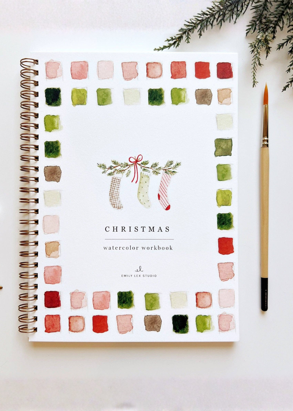 Watercolour Workbook | Christmas