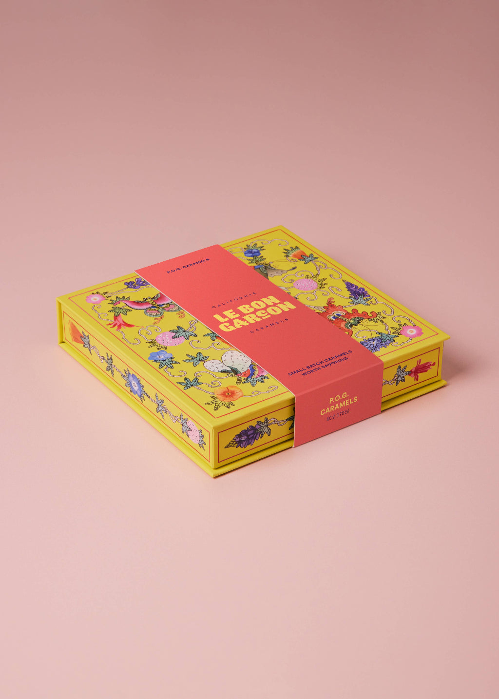 P.O.G. Caramels | Yellow Floral 6 oz
