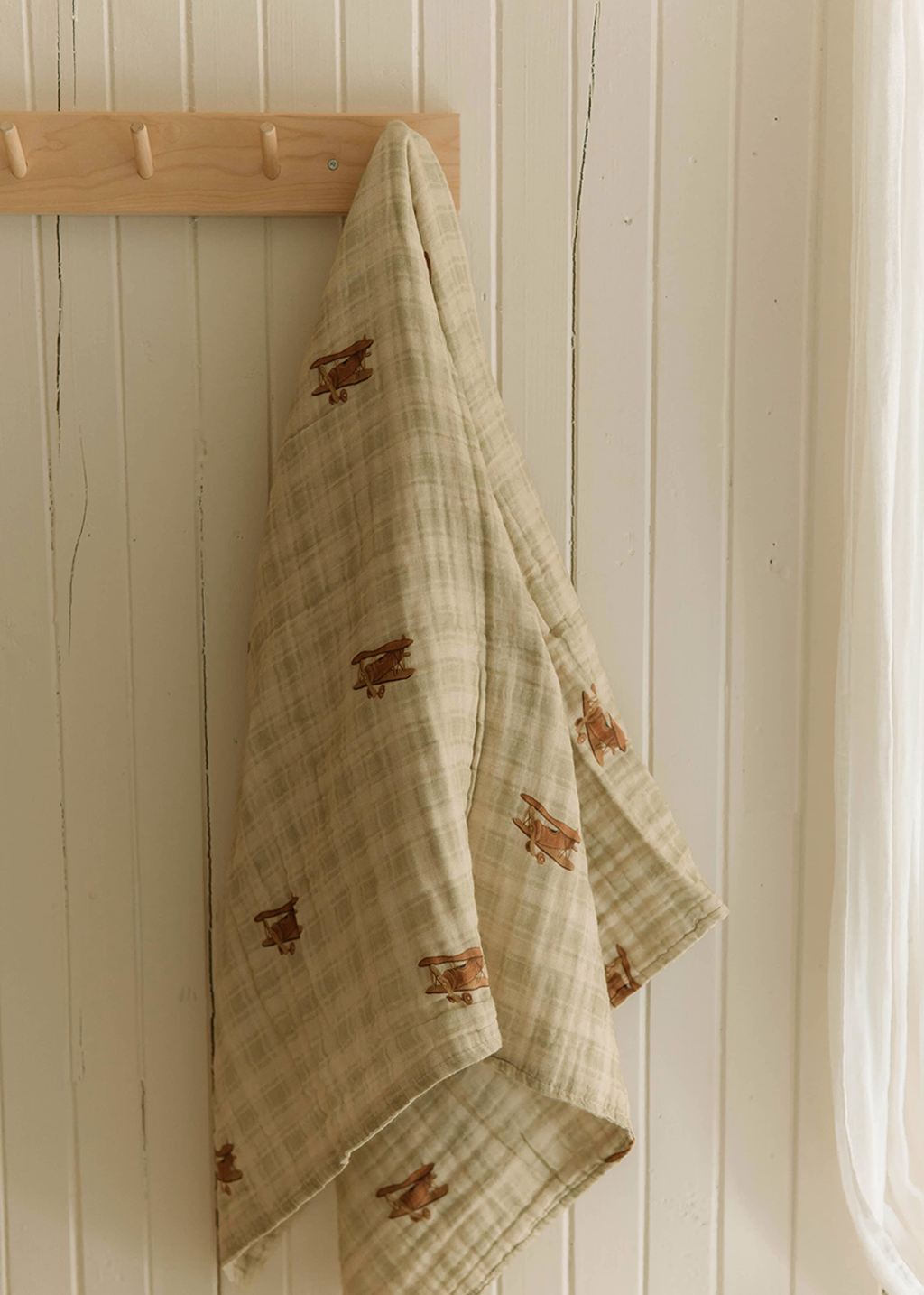 6-Layer Muslin Cover | Airplanes