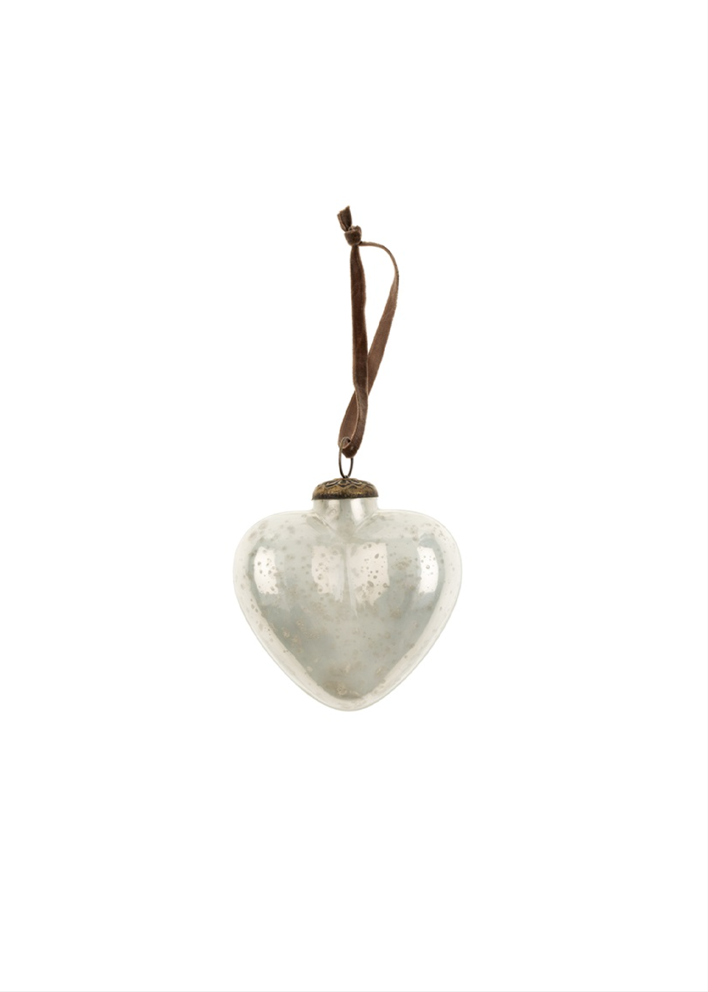 Antique Ivory Heart Ornament