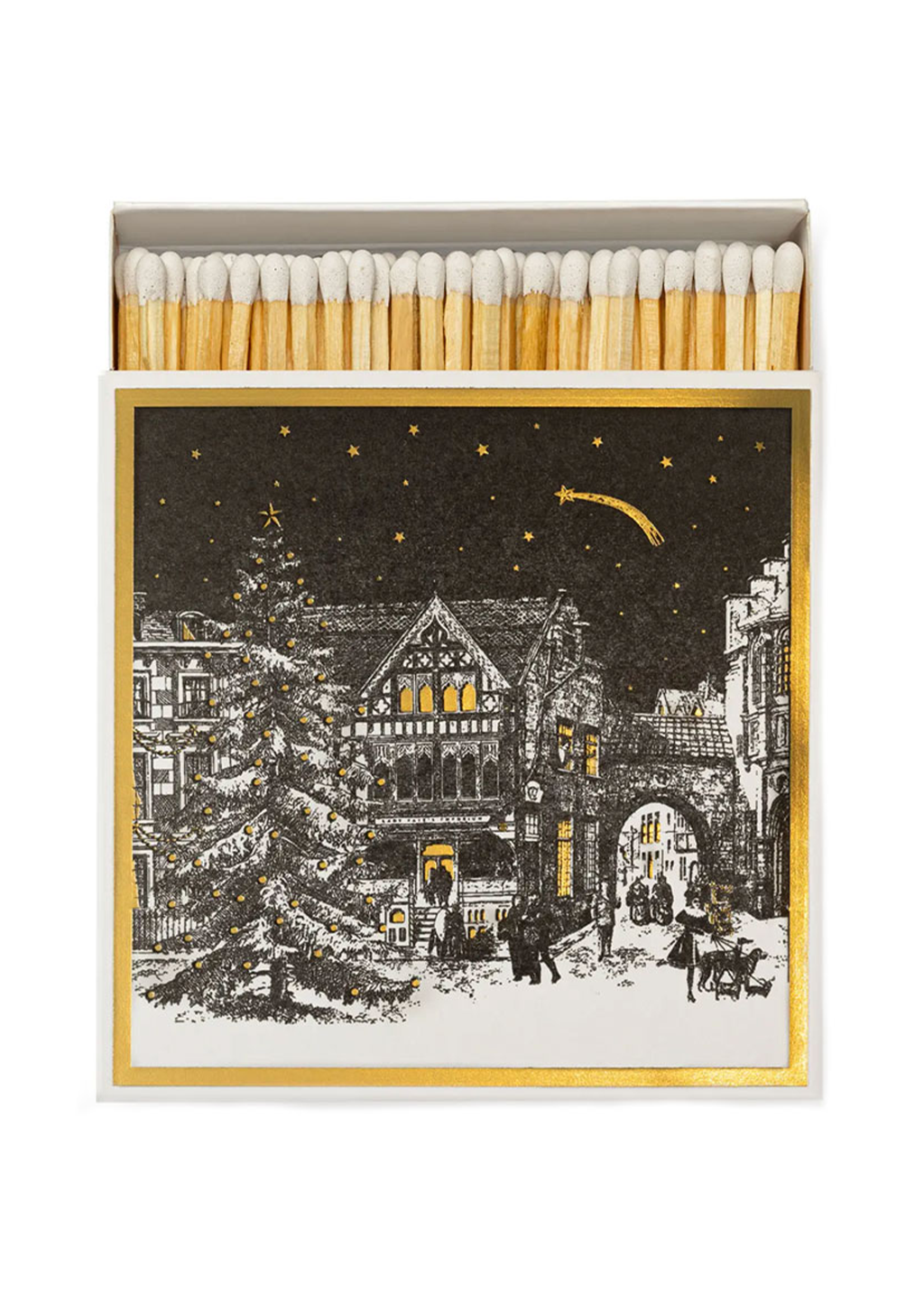 Starry Night Square Matchbox