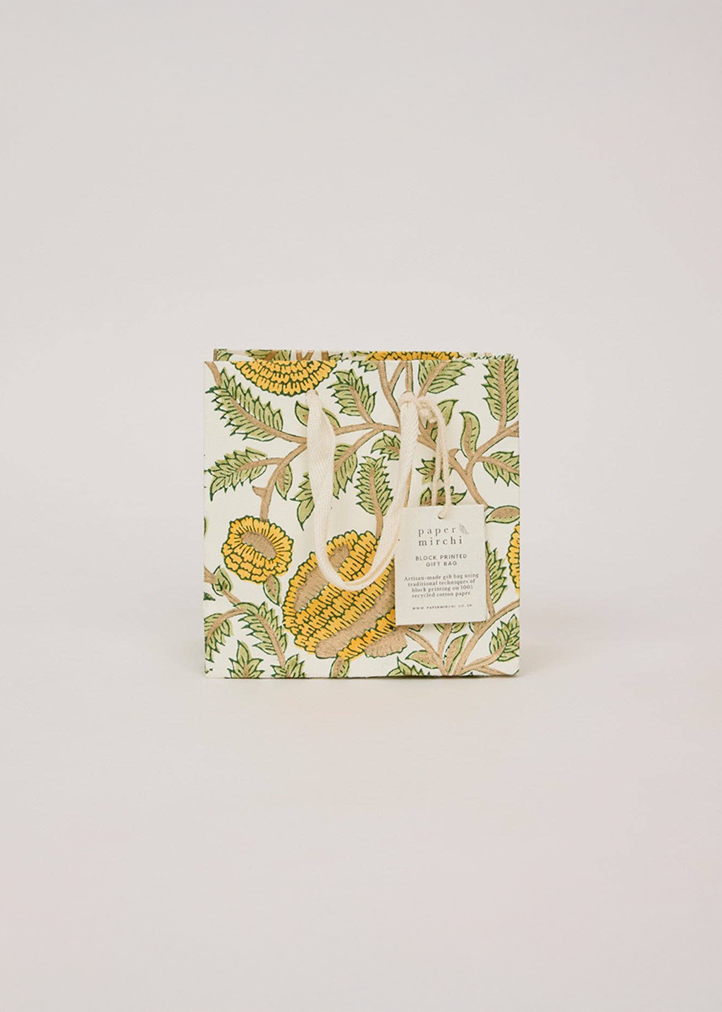 Block Print Gift Bag | Sunshine Refresh (S)