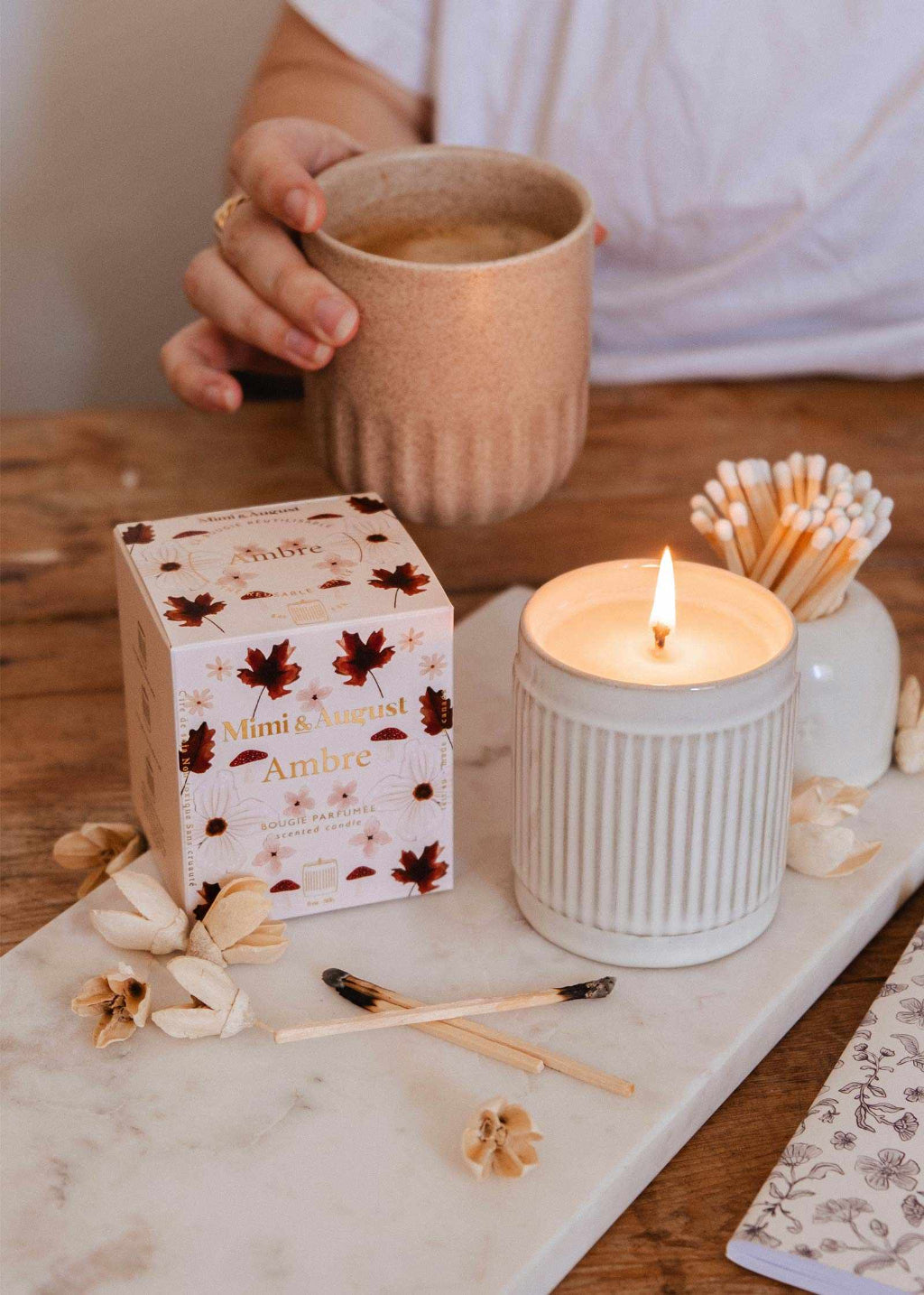 Reusable Candle | Ambre 8oz