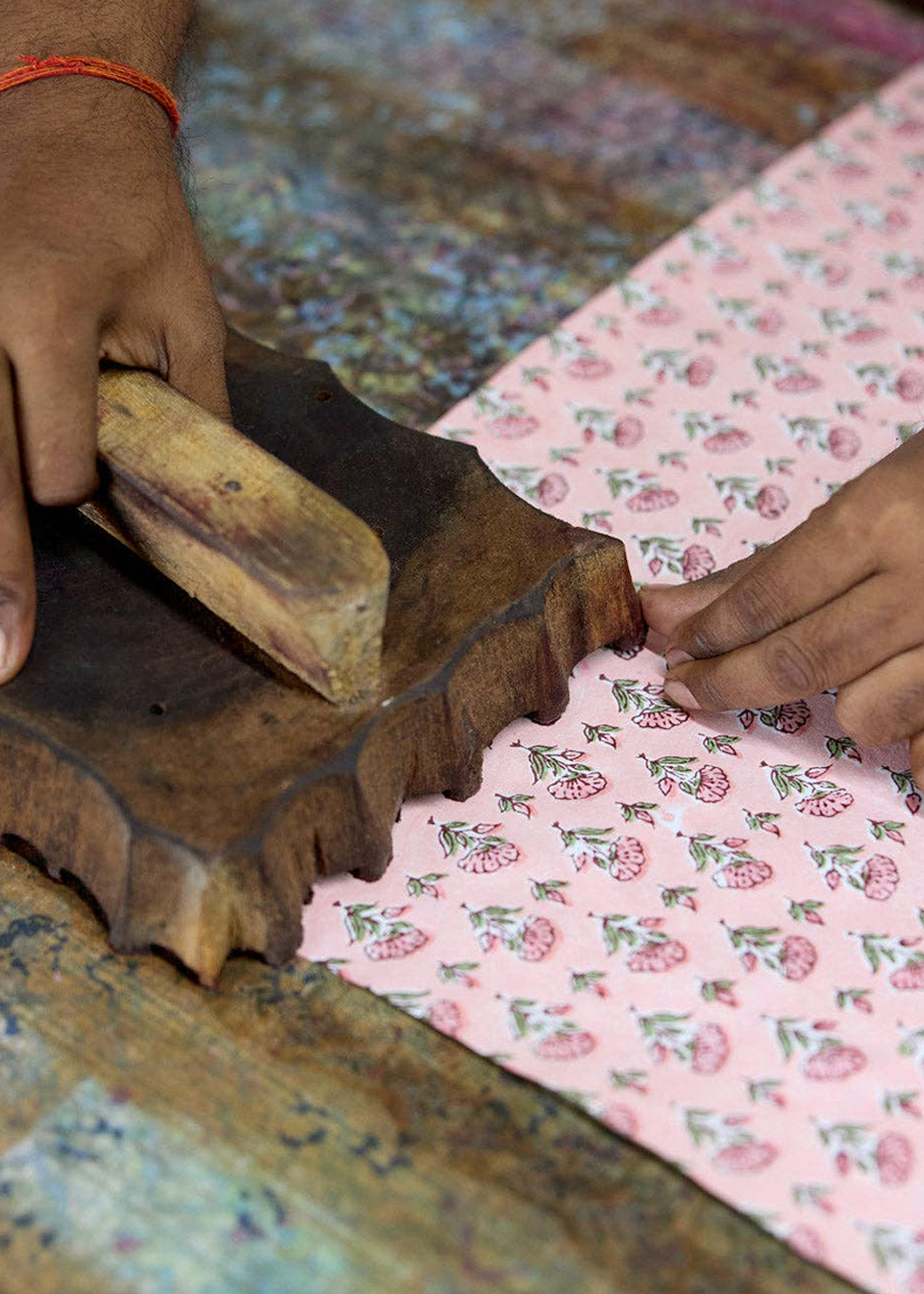 Block Print Gift Bag | Blush Refresh (L)