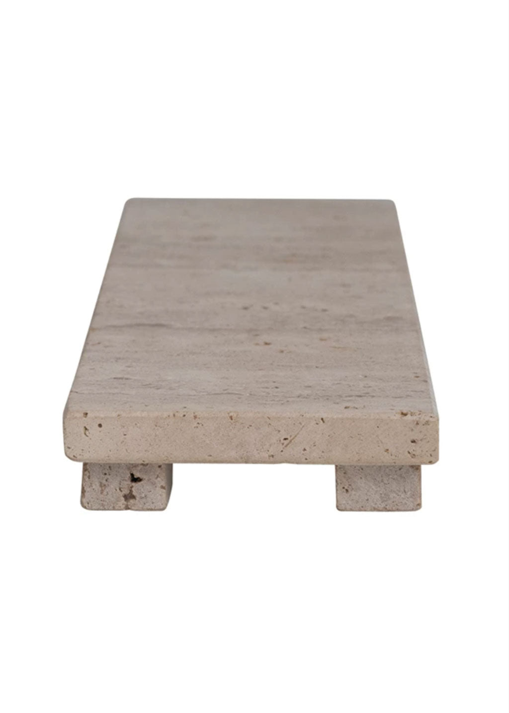 Travertine Footed Serving Board
