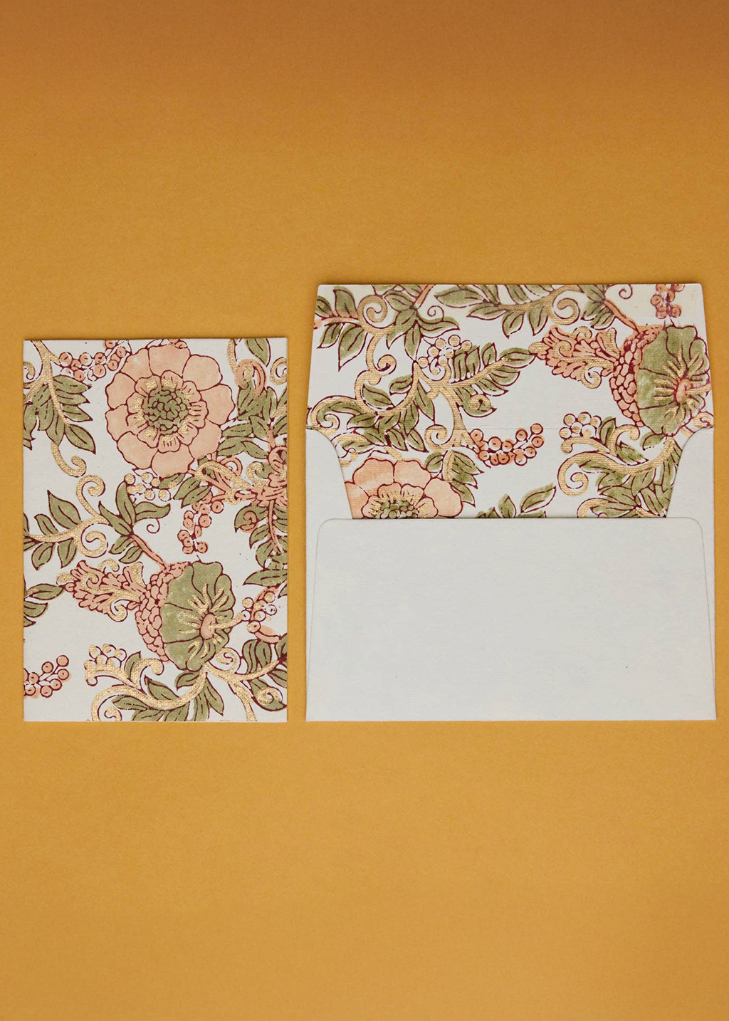 Block Printed Card