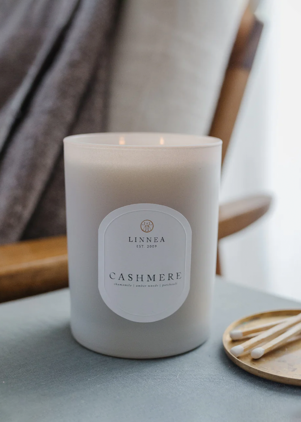 Cashmere Large Candle