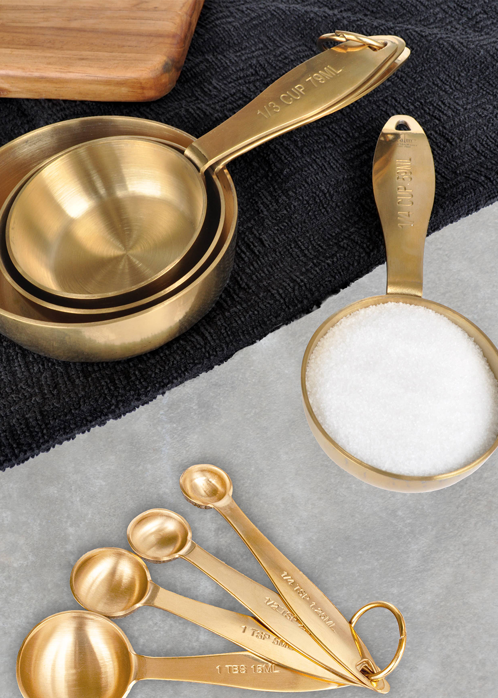 Gold Measuring Cup Set