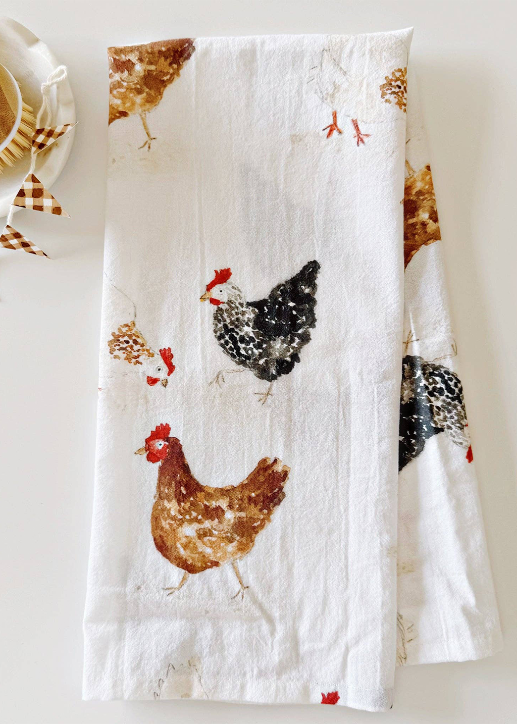 Chickens Tea Towel