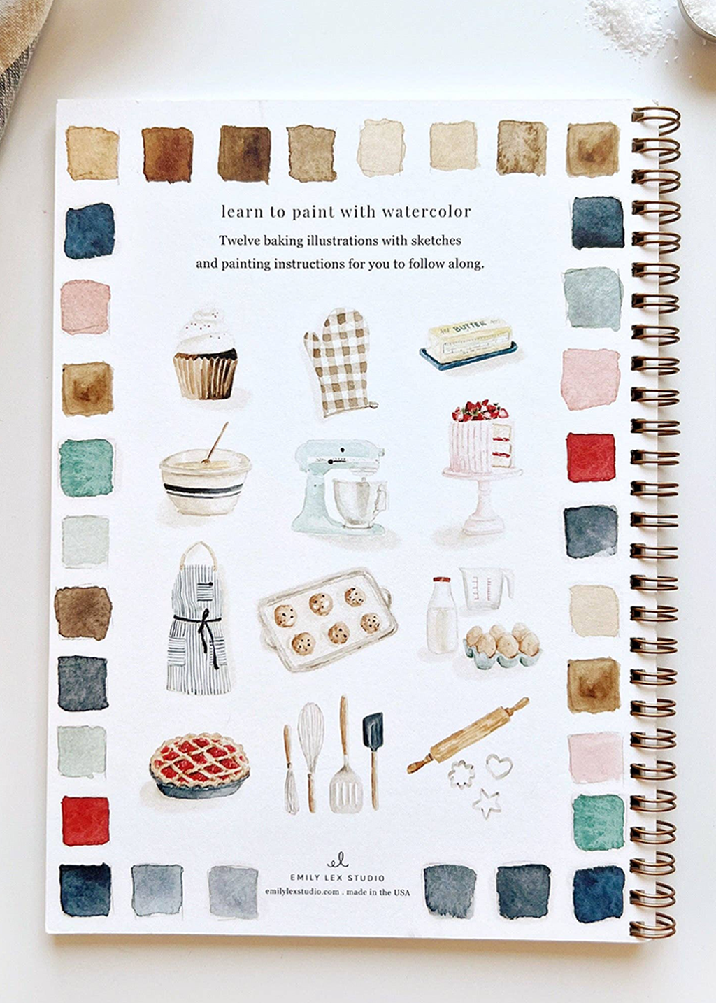 Watercolor Workbook | Baking