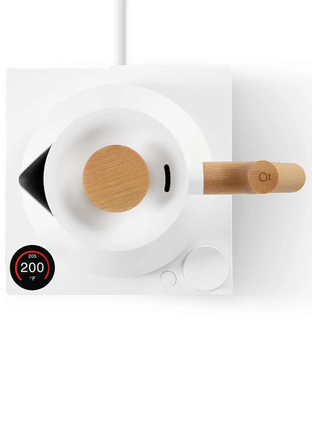 Corvo EKG Pro Kettle | Matte White & Maple