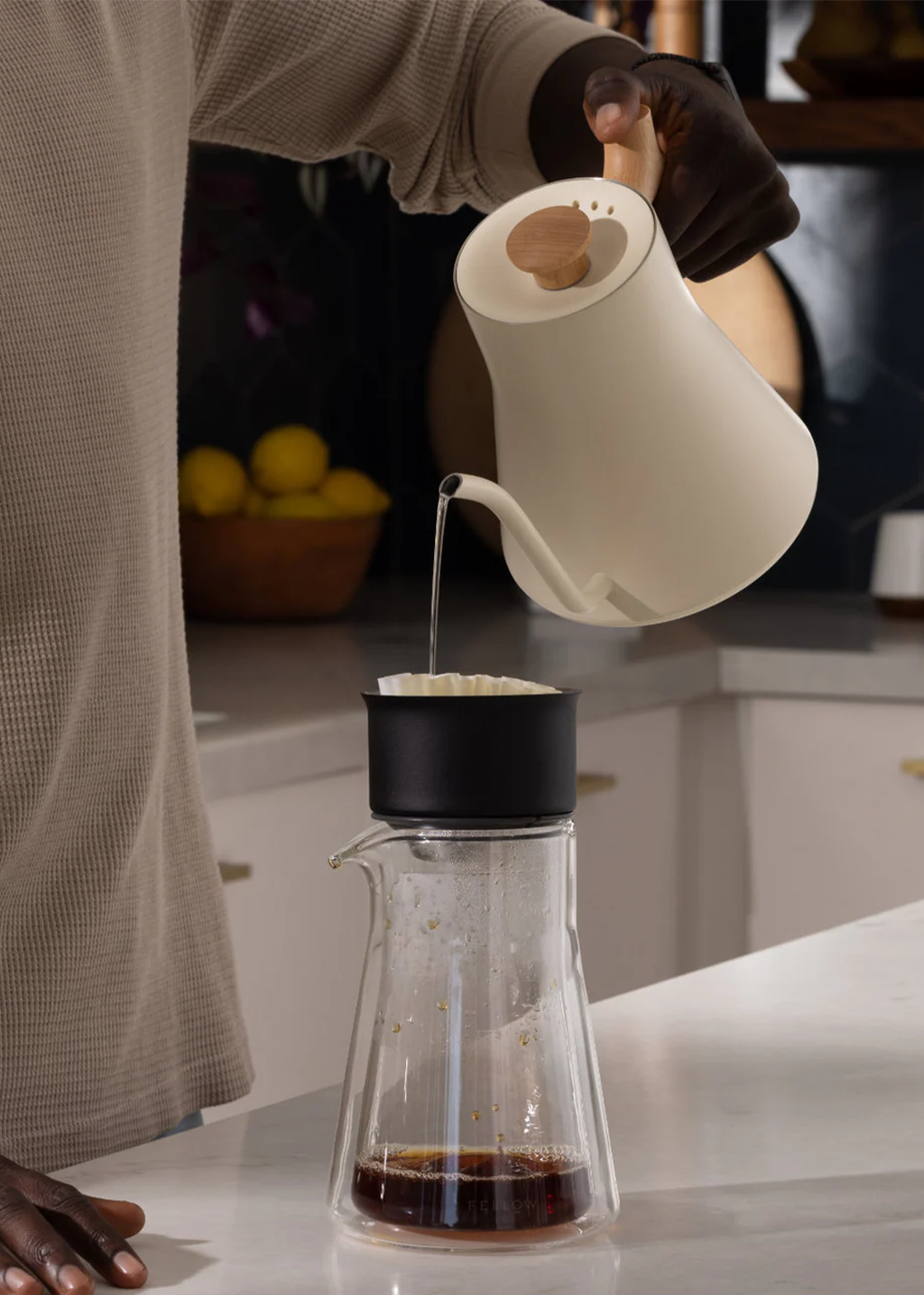 Stagg EKG Pro Electric Pour Over Kettle | Sesame & Maple