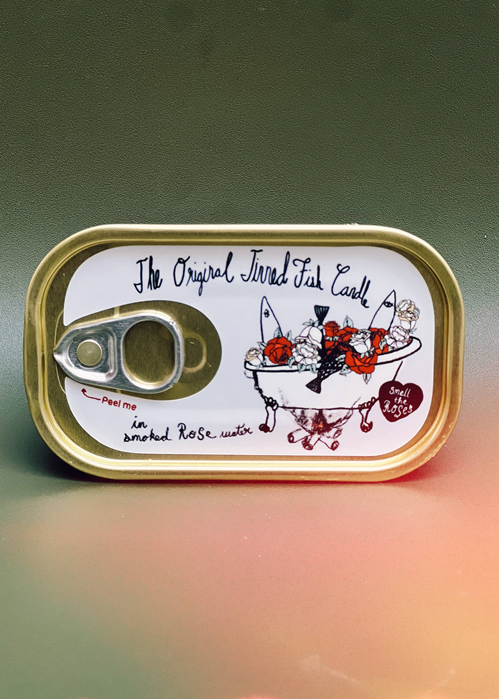Tinned Fish Candle | Smoked Rose Water