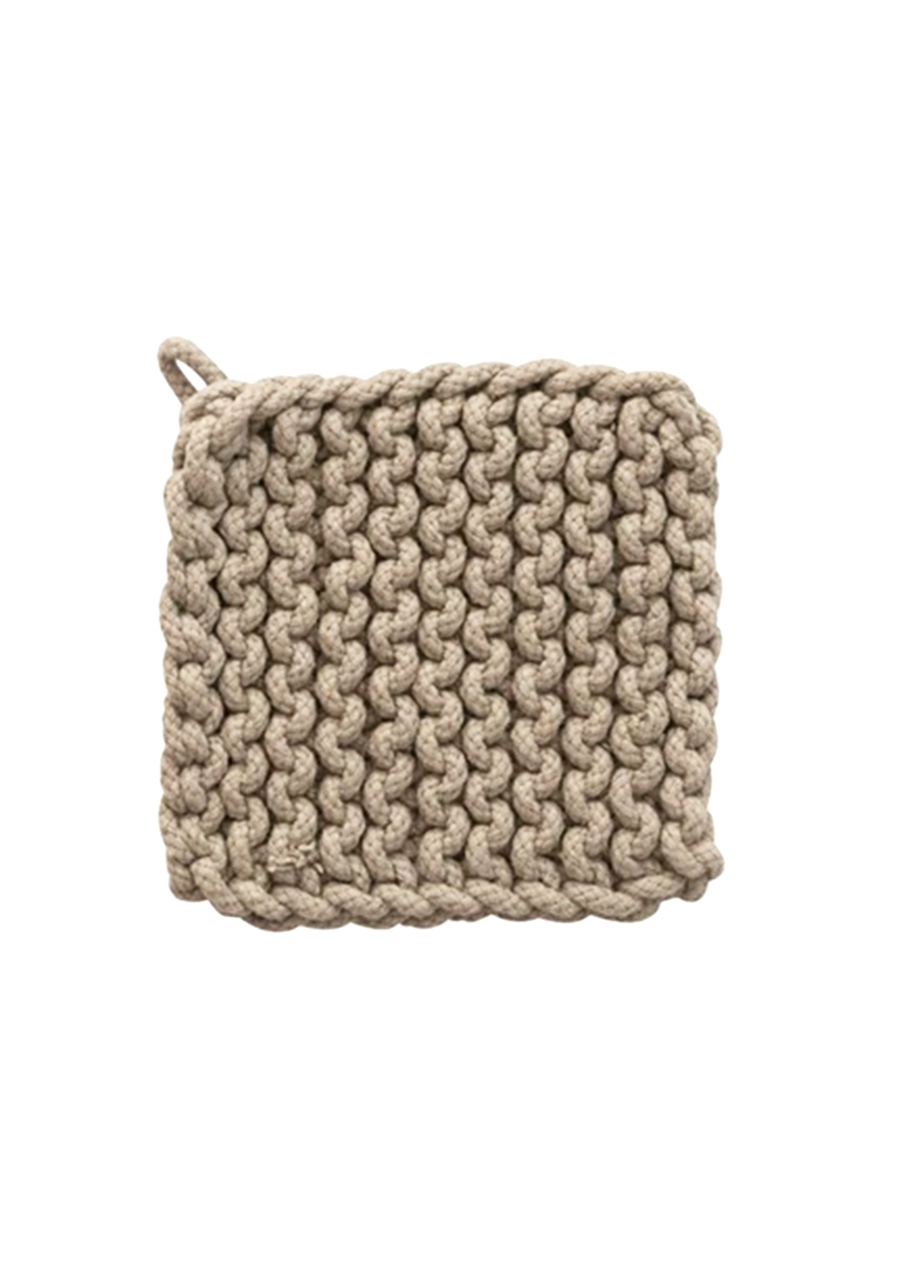 Square Cotton Crocheted Pot Holder
