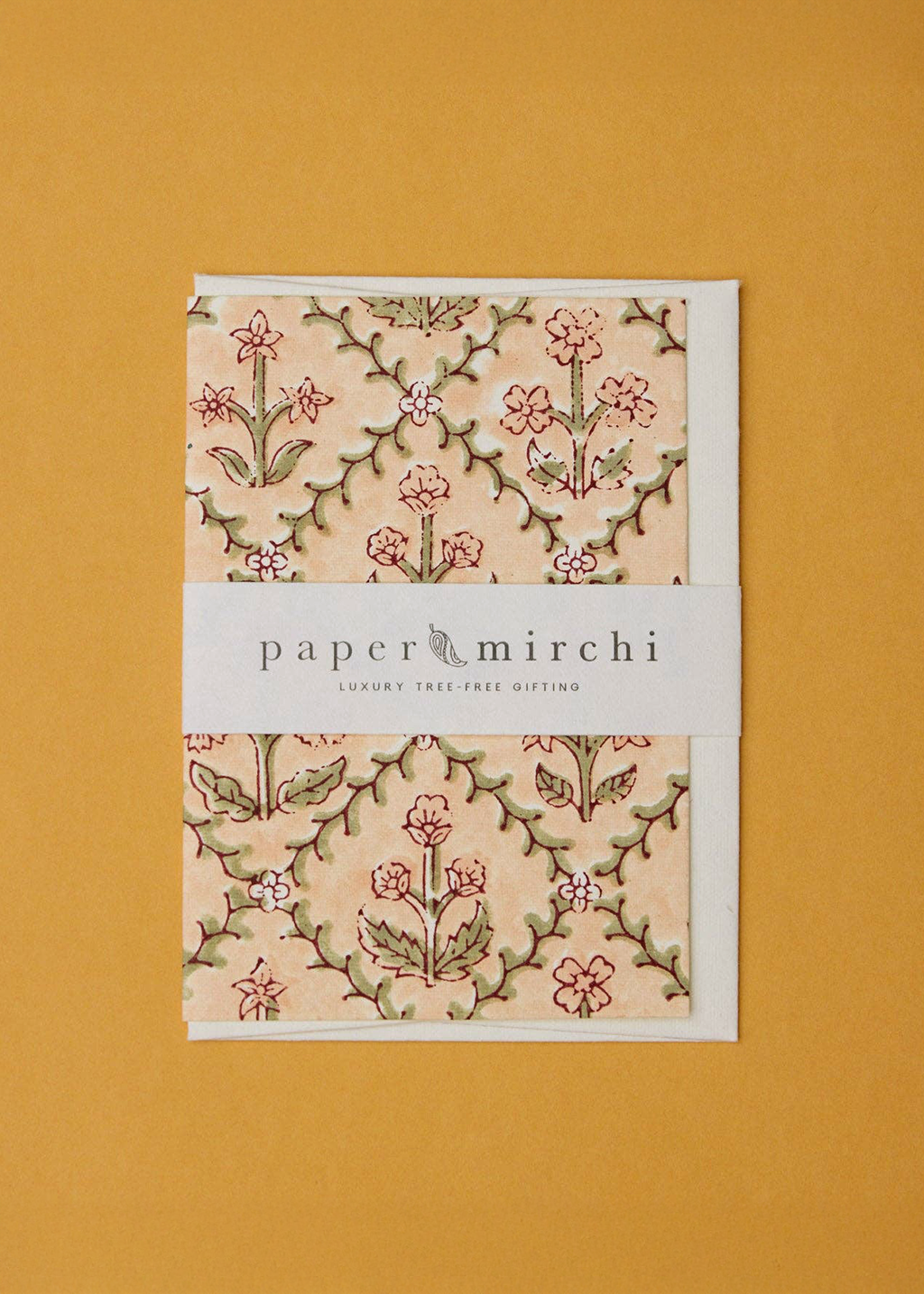 Block Printed Card