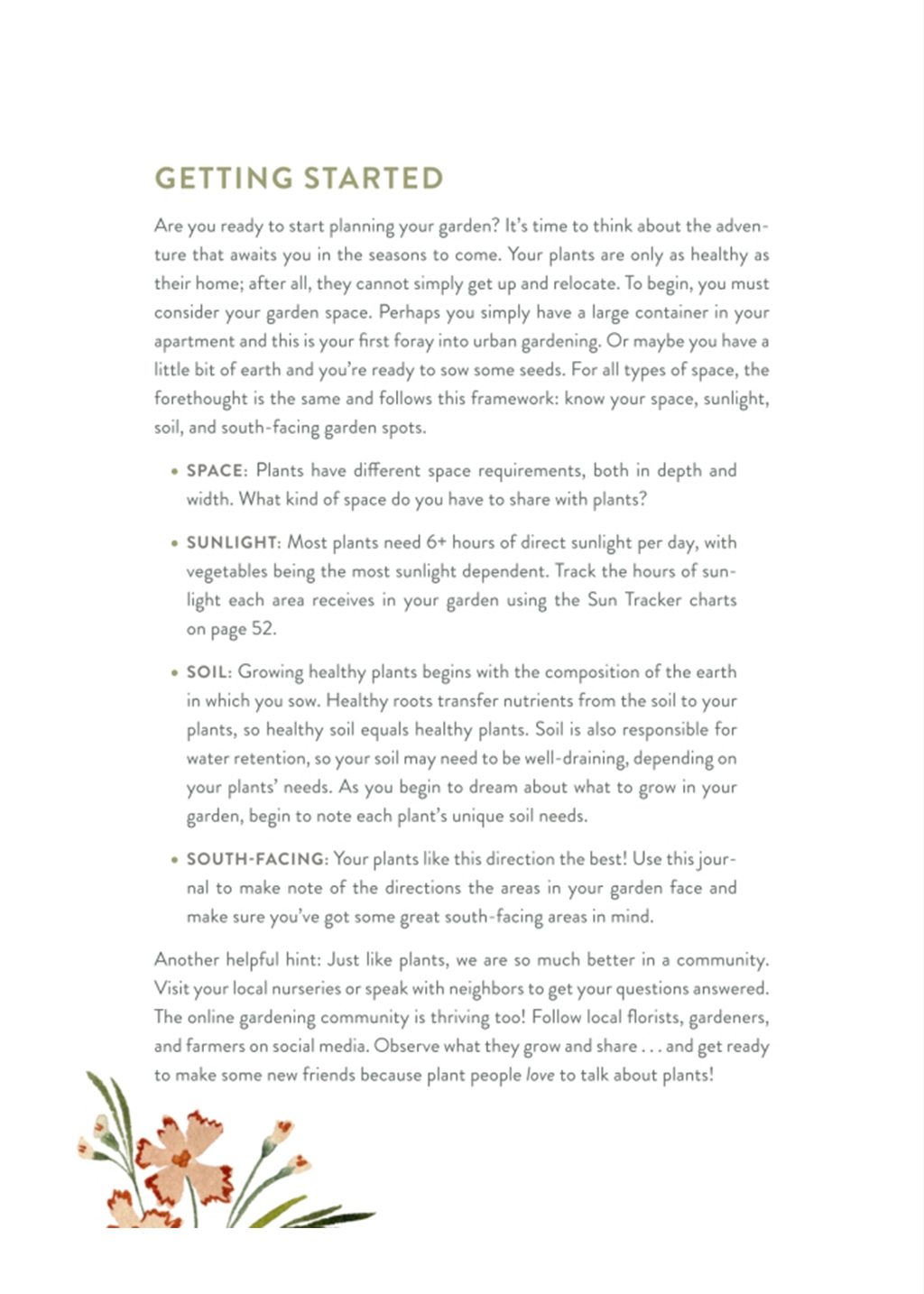 My Gardening Journal
