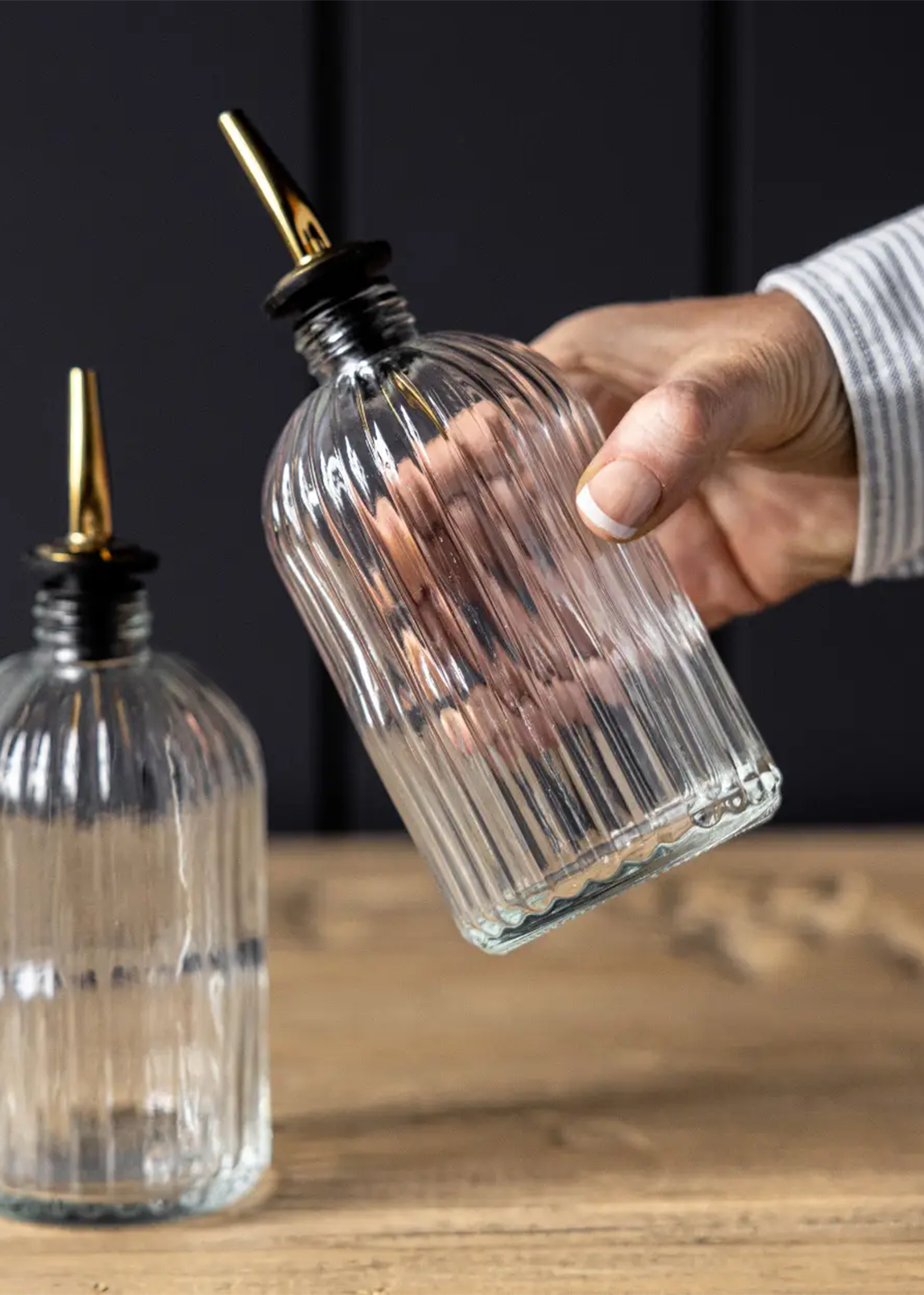 Olive Oil & Vinegar Glass Bottle