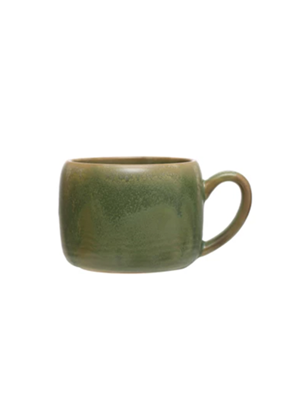 14oz. Stoneware Mug | Matte Green