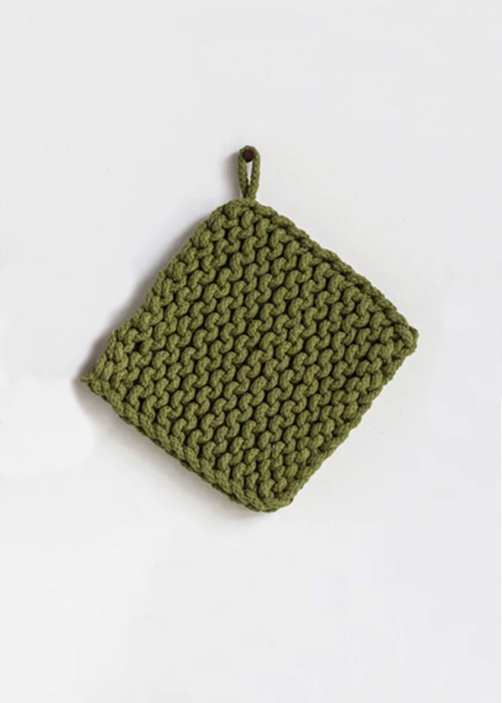 Square Cotton Crocheted Pot Holder