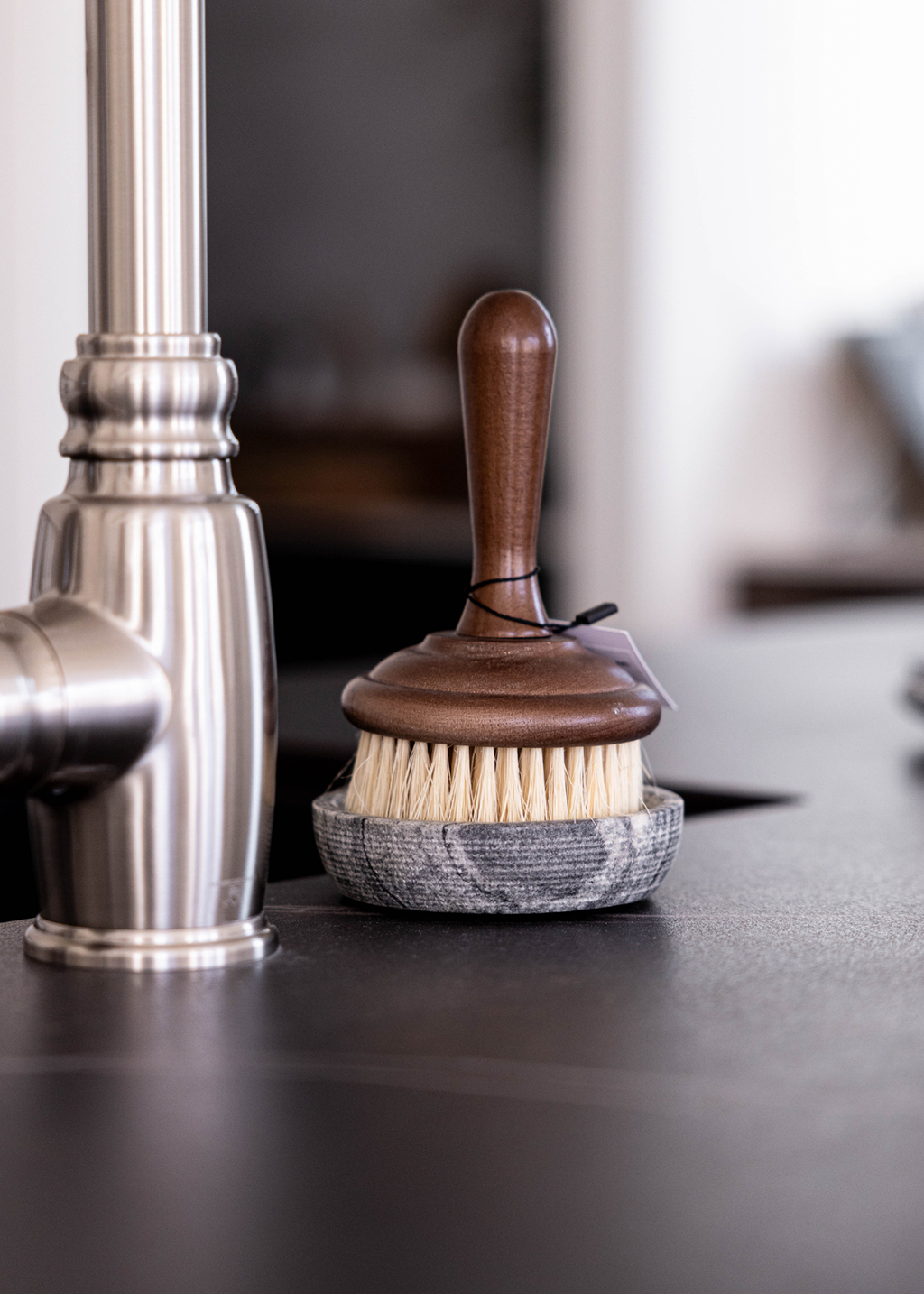 Grey Marble Soap Dish