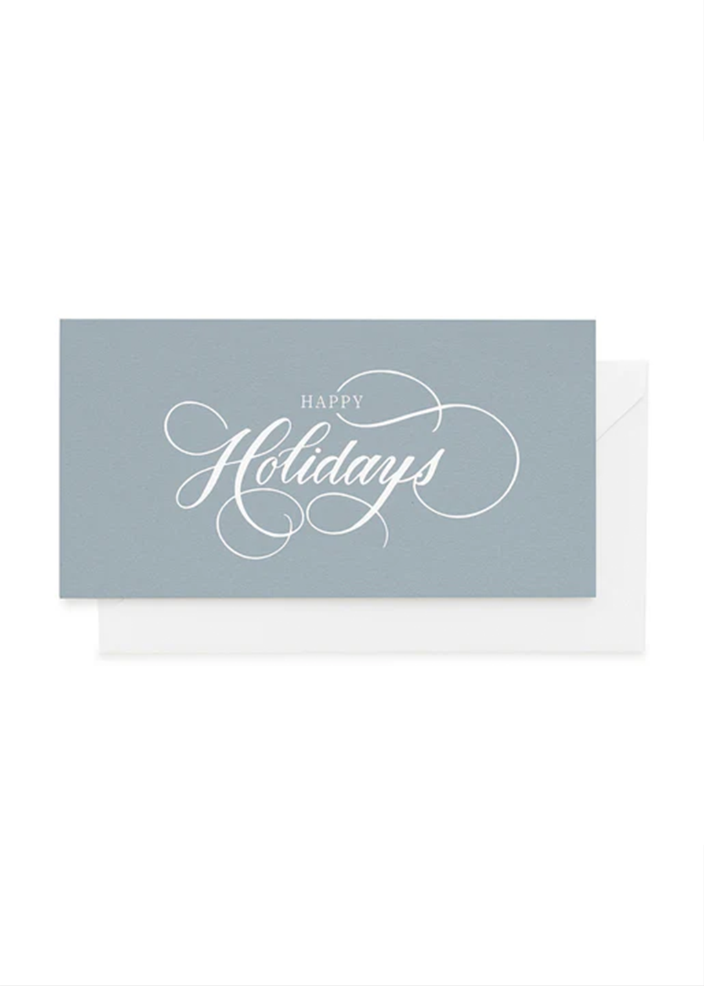Happy Holidays Blue Card