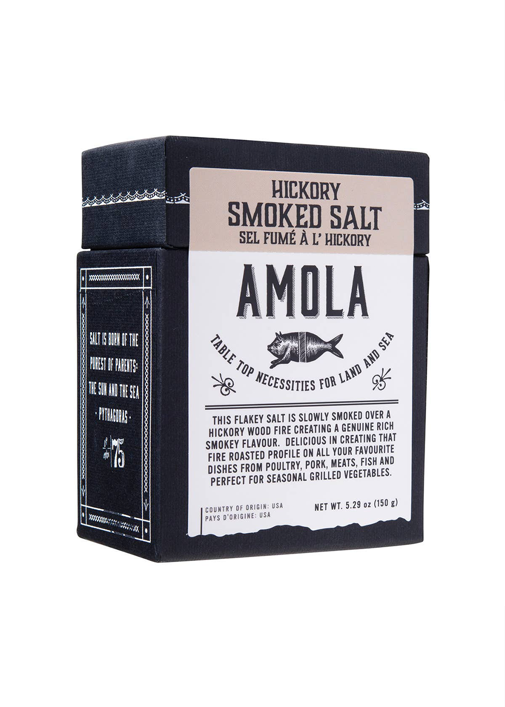 Amola Salts | Salt hickory Smoked 150g