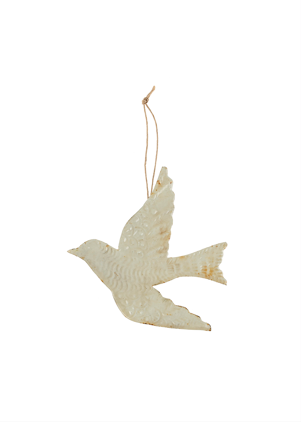 Enamelled Dove Ornament