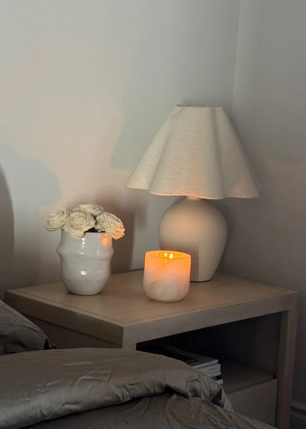 White Onyx Refillable Vessel & No.00 Candle