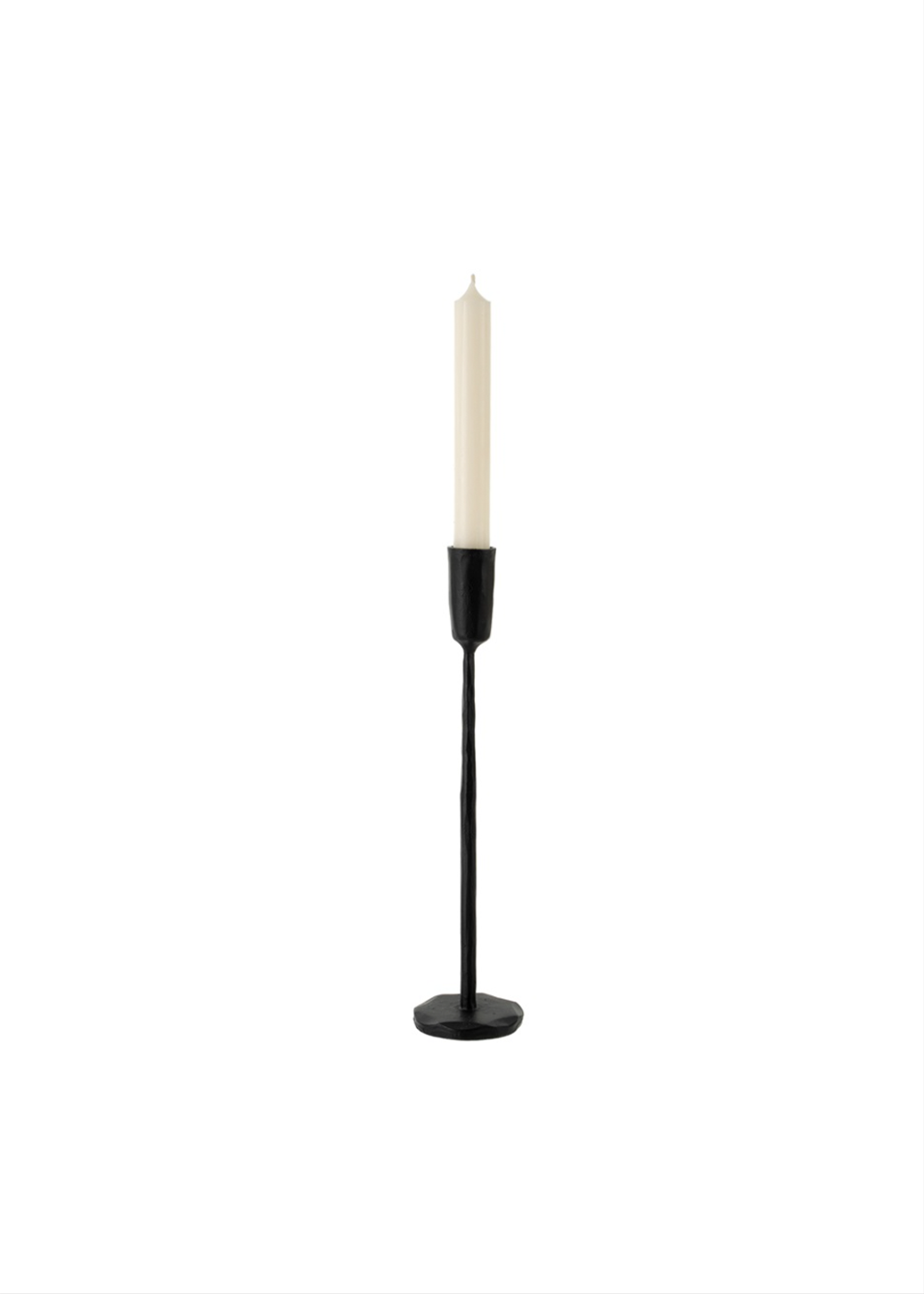 Luna Forged Candlestick M | Black