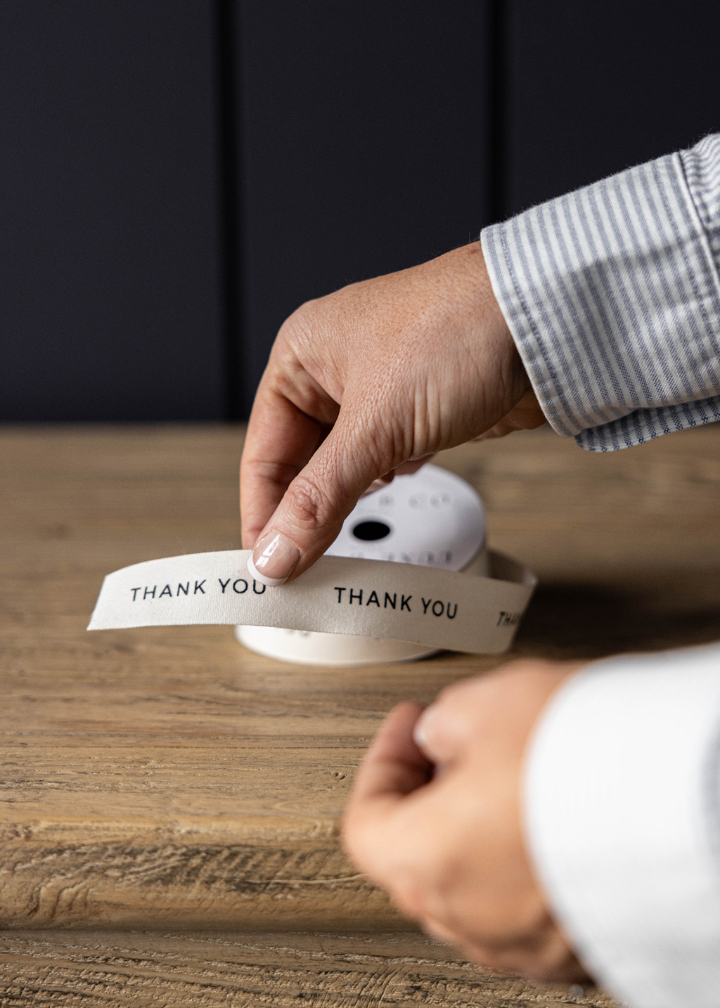 'Thank You' Cotton Ribbon